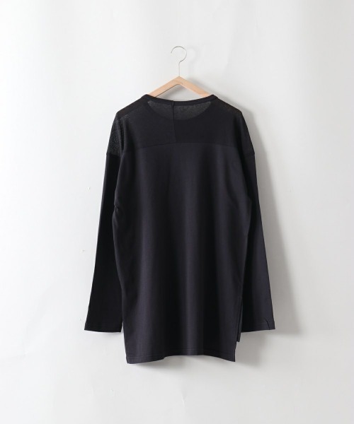 cepo(セポ)の「シアーフットボールTee(Tシャツ/カットソー・レディース・キャメル/ブラック系その他/ワイン系・M)」の18枚目の写真
