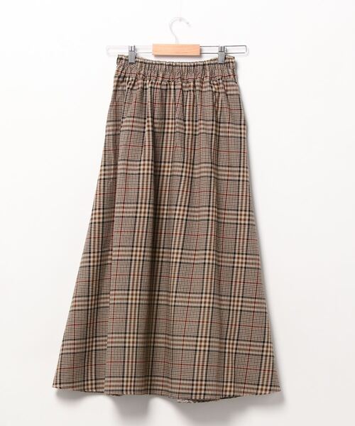 rps（アールピーエス）の「先染めロングスカート（スカート・レディース・ベージュ/ブラウン/ダークベージュ・M）」の4枚目の写真