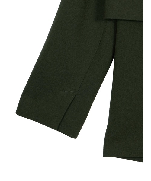 Ameri（アメリ）の「UNDRESSED VEST SET JACKET（ノーカラー