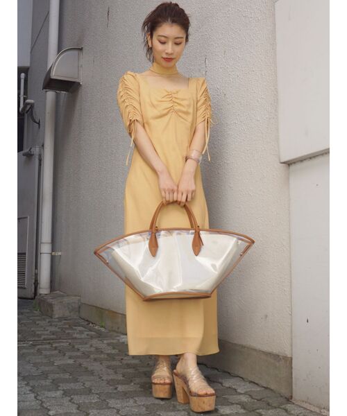 セール ドットギャザードロストマーメイドワンピース ワンピース ワンピース Mercuryduo マーキュリーデュオ のファッション