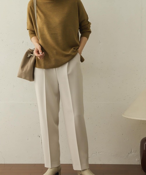 URBAN RESEARCH DOORS（アーバンリサーチドアーズ）の「TRダブルクロストラウザー（その他パンツ・レディース・アイボリー/ブルー/ベージュ・38/36）」の6枚目の写真