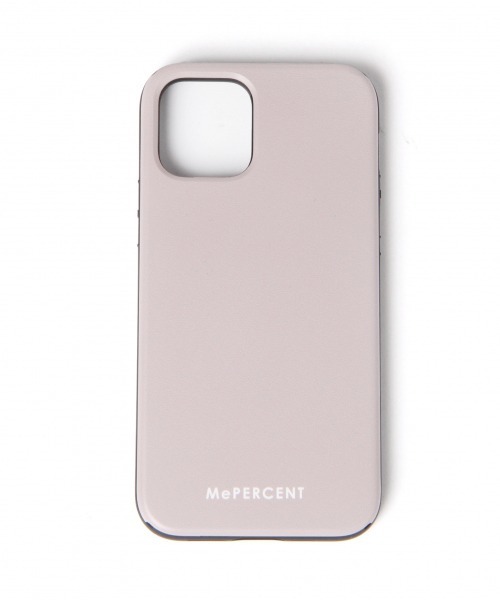 Me%（ミィパーセント）の「【iPhone12/12Pro対応】Sミラーロゴマットケース（スマホケース/カバー・レディース・ベージュ/サックスブルー/アイボリー/ホワイト/ラベンダー/カーキ/ダークブラウン・FREE）」の5枚目の写真