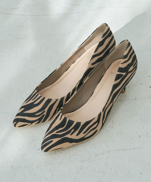 ROPE' PICNIC（ロペピクニック）の「【WEB限定カラー:ゼブラ】ポインテッドトゥプレーンパンプス（パンプス・レディース・ブラック/ブラック系その他3/グレー/ベージュ/ピンク系その他2/オレンジ系その他2・22.5cm/23.0cm/23.5cm/24.0cm/24.5cm/25.0cm）」の15枚目の写真