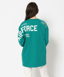 AVIREX | 【Women's】プリントプルオーバーTシャツ/L-L/S POCKET PRINT PULLOVER(Tシャツ/カットソー)