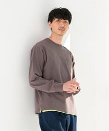 coen | USAコットン天竺ロングスリーブTシャツ(Tシャツ/カットソー)