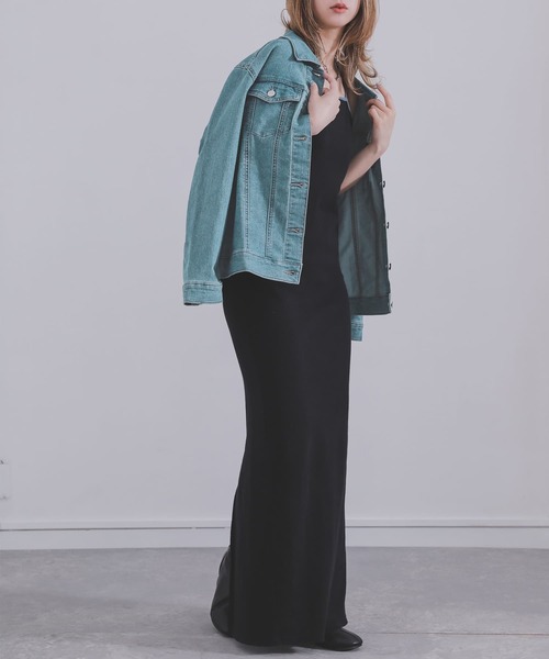 n'OrLABEL（ノアールレーベル）の「『シンプルデニムジャケット』（デニムジャケット・レディース・インディゴブルー/ブルー・1/2）」の3枚目の写真