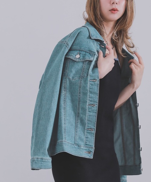 n'OrLABEL（ノアールレーベル）の「『シンプルデニムジャケット』（デニムジャケット・レディース・インディゴブルー/ブルー・1/2）」の16枚目の写真