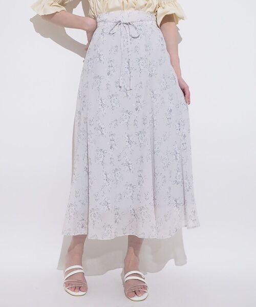 MAJESTIC LEGON（マジェスティックレゴン）の「アンニュイフラワーマーメイドスカート（スカート・レディース・ホワイト系その他/ベージュ系その他2/パープル系その他2・SMALL/MEDIUM）」の17枚目の写真