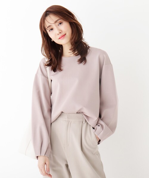 ラウンドヘムプルオーバー tシャツ クルーネック ラウンド ヘムプルオーバー レディース