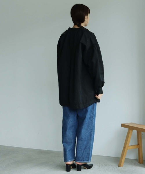 caph(カーフ)の「■carmen salas × caph カバーヒールミュール(その他シューズ・レディース・ブラック/ライトグリーン系・38/36/37)」の15枚目の写真