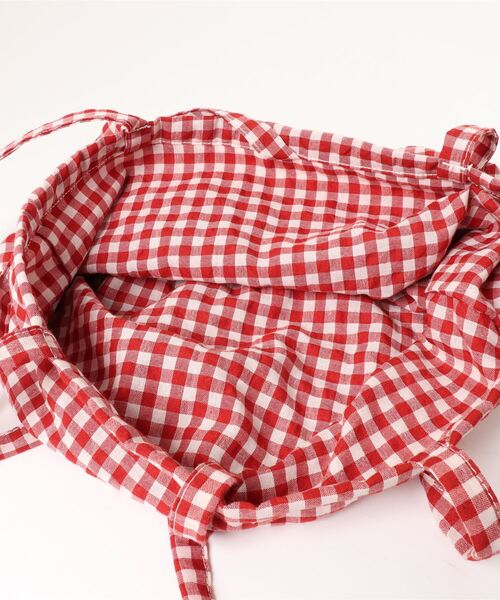 JUMELLE（ジュメロ）の「ギンガムエコバッグ（エコバッグ/サブバッグ・レディース・レッド・FREE）」の3枚目の写真