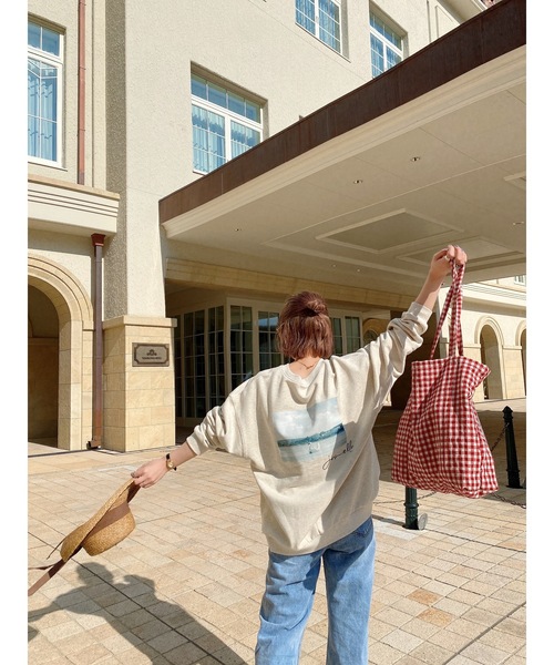 JUMELLE（ジュメロ）の「ギンガムエコバッグ（エコバッグ/サブバッグ・レディース・レッド・FREE）」の17枚目の写真