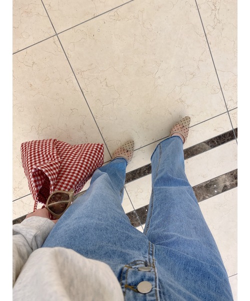 JUMELLE（ジュメロ）の「ギンガムエコバッグ（エコバッグ/サブバッグ・レディース・レッド・FREE）」の9枚目の写真