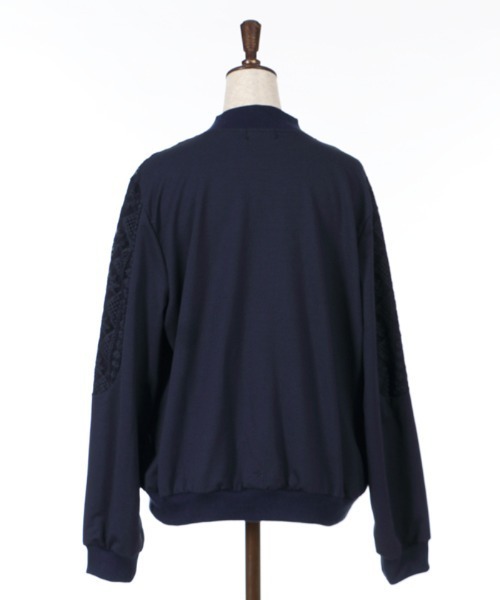 axes femme(アクシーズファム)の「レース切替カットブルゾン(その他アウター・レディース・ネイビー/ホワイト・MEDIUM)」の15枚目の写真