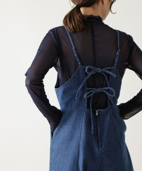 Kastane（カスタネ）の「チュールハイネックインナー（Tシャツ/カットソー・レディース・ネイビー/グリーン系その他/アイボリー/サックスブルー・FREE）」の13枚目の写真