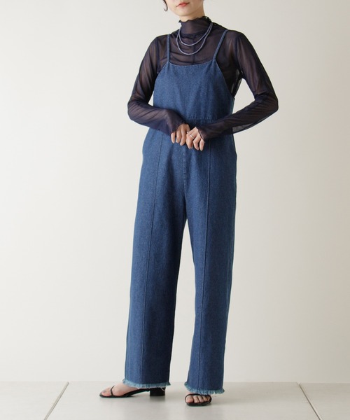 Kastane（カスタネ）の「チュールハイネックインナー（Tシャツ/カットソー・レディース・ネイビー/グリーン系その他/アイボリー/サックスブルー・FREE）」の12枚目の写真