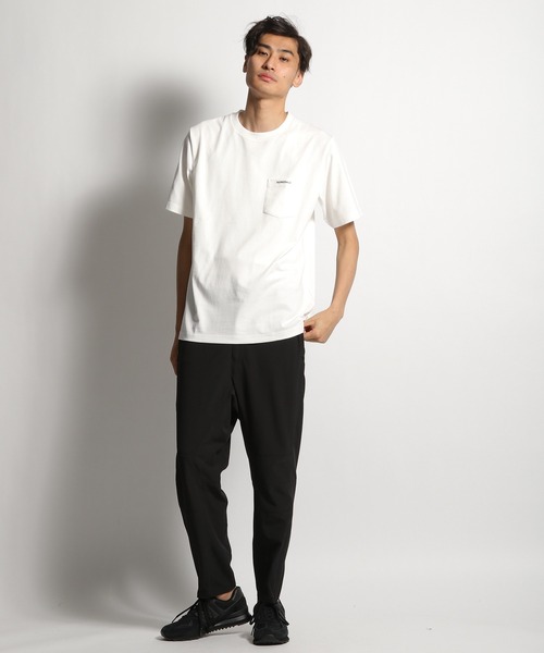 NUMERALS（ヌメラルズ）の「[NUMERALS]ポケットＴシャツ（Tシャツ/カットソー・メンズ・ホワイト/ブラック・LARGE/X-LARGE/MEDIUM）」の7枚目の写真