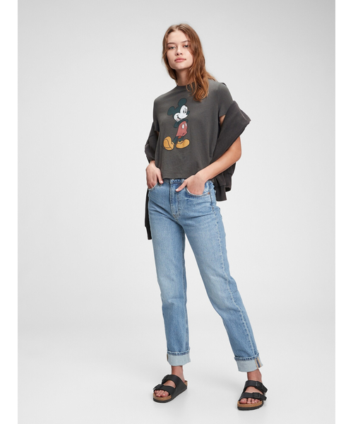GAP(ギャップ)の「Disney ミッキーマウス シュランケンtシャツ(Tシャツ/カットソー・レディース・その他・S/XL/L/M/XXS/XS)」の3枚目の写真