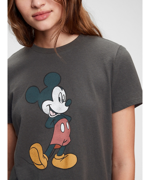 GAP(ギャップ)の「Disney ミッキーマウス シュランケンtシャツ(Tシャツ/カットソー・レディース・その他・S/XL/L/M/XXS/XS)」の2枚目の写真
