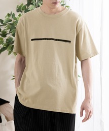 SlashDate（スラッシュデイト）の「シンプル ロゴ半袖Tシャツ（Tシャツ/カットソー・メンズ）」