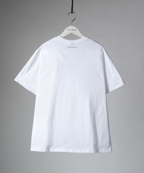 SlashDate（スラッシュデイト）の「シンプル ロゴ半袖Tシャツ（Tシャツ/カットソー・メンズ・ブラック系その他/ミント/ホワイト系その他2/ブラック/ベージュ/ホワイト・L/XL/M）」の7枚目の写真
