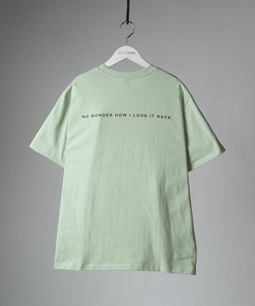 SlashDate（スラッシュデイト）の「シンプル ロゴ半袖Tシャツ（Tシャツ/カットソー・メンズ・ブラック系その他/ミント/ホワイト系その他2/ブラック/ベージュ/ホワイト・L/XL/M）」の12枚目の写真