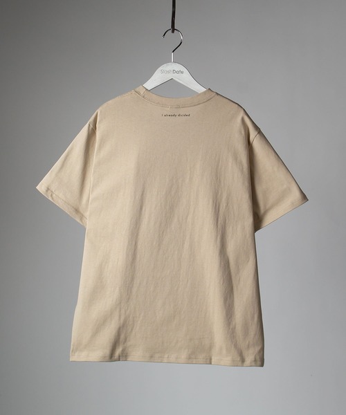 SlashDate（スラッシュデイト）の「シンプル ロゴ半袖Tシャツ（Tシャツ/カットソー・メンズ・ブラック系その他/ミント/ホワイト系その他2/ブラック/ベージュ/ホワイト・L/XL/M）」の11枚目の写真