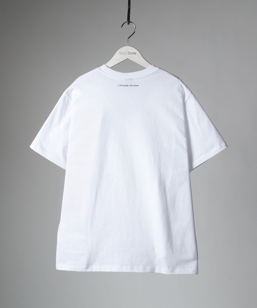 SlashDate（スラッシュデイト）の「シンプル ロゴ半袖Tシャツ（Tシャツ/カットソー・メンズ・ブラック系その他/ミント/ホワイト系その他2/ブラック/ベージュ/ホワイト・L/XL/M）」の8枚目の写真