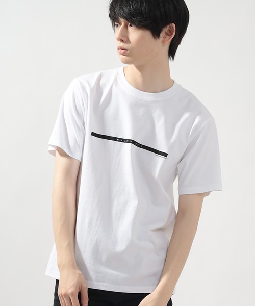 SlashDate（スラッシュデイト）の「シンプル ロゴ半袖Tシャツ（Tシャツ/カットソー・メンズ・ブラック系その他/ミント/ホワイト系その他2/ブラック/ベージュ/ホワイト・L/XL/M）」の13枚目の写真