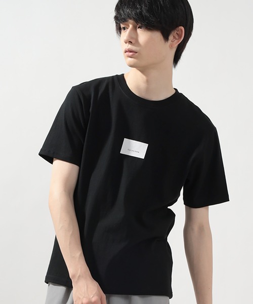 SlashDate（スラッシュデイト）の「シンプル ロゴ半袖Tシャツ（Tシャツ/カットソー・メンズ・ブラック系その他/ミント/ホワイト系その他2/ブラック/ベージュ/ホワイト・L/XL/M）」の16枚目の写真