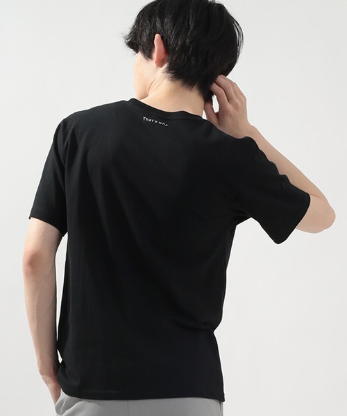 SlashDate（スラッシュデイト）の「シンプル ロゴ半袖Tシャツ（Tシャツ/カットソー・メンズ・ブラック系その他/ミント/ホワイト系その他2/ブラック/ベージュ/ホワイト・L/XL/M）」の17枚目の写真