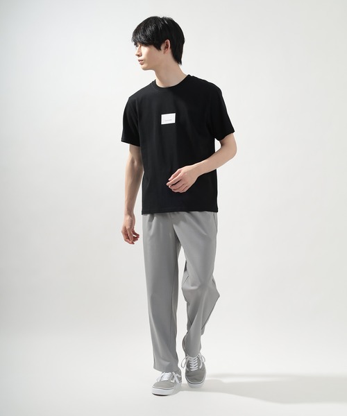 SlashDate（スラッシュデイト）の「シンプル ロゴ半袖Tシャツ（Tシャツ/カットソー・メンズ・ブラック系その他/ミント/ホワイト系その他2/ブラック/ベージュ/ホワイト・L/XL/M）」の18枚目の写真