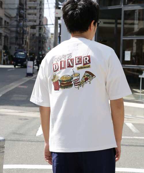 URBAN RESEARCH Sonny Label(アーバンリサーチサニーレーベル)の「DINER/BAR MOTIF Tシャツ(Tシャツ/カットソー・メンズ・チャコールグレー/ホワイト/ピンク/ミント・MEDIUM/LARGE)」の10枚目の写真