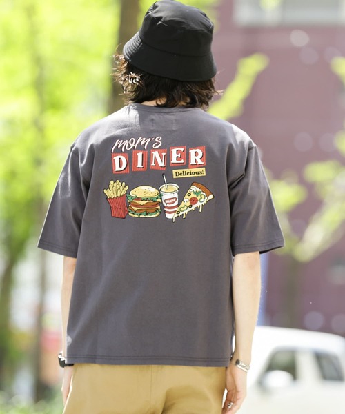 URBAN RESEARCH Sonny Label(アーバンリサーチサニーレーベル)の「DINER/BAR MOTIF Tシャツ(Tシャツ/カットソー・メンズ・チャコールグレー/ホワイト/ピンク/ミント・MEDIUM/LARGE)」の11枚目の写真