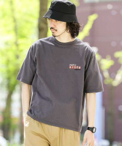 URBAN RESEARCH Sonny Label(アーバンリサーチサニーレーベル)の「DINER/BAR MOTIF Tシャツ(Tシャツ/カットソー・メンズ・チャコールグレー/ホワイト/ピンク/ミント・MEDIUM/LARGE)」の17枚目の写真
