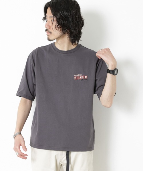 URBAN RESEARCH Sonny Label(アーバンリサーチサニーレーベル)の「DINER/BAR MOTIF Tシャツ(Tシャツ/カットソー・メンズ・チャコールグレー/ホワイト/ピンク/ミント・MEDIUM/LARGE)」の6枚目の写真
