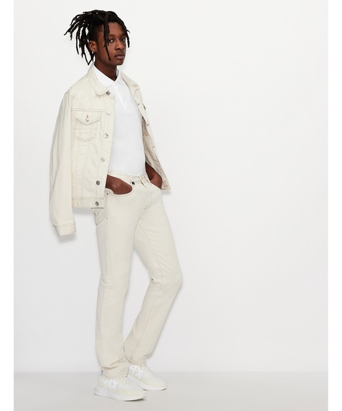 ARMANI JEANS ホワイトジージャン ARMANI EXCHANGE（アルマーニエクスチェンジ）の「【A|X