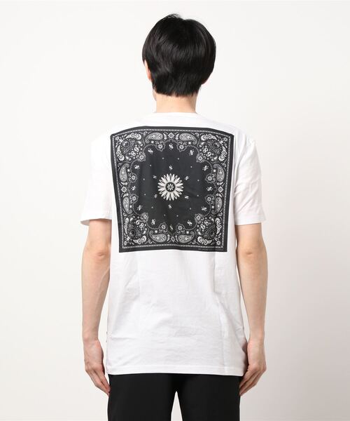 SISLEY(シスレー)の「コットンプリント半袖Tシャツ・カットソー(Tシャツ/カットソー・メンズ・ブラック/オフホワイト/ホワイト/ネイビー・MEDIUM/LARGE/X-LARGE/SMALL)」の8枚目の写真