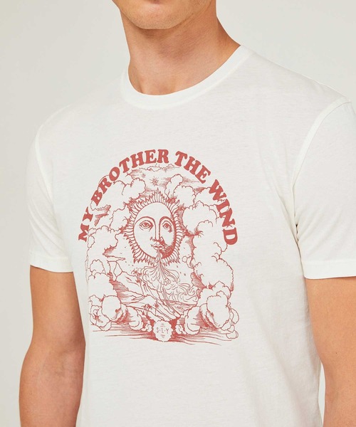 SISLEY(シスレー)の「コットンプリント半袖Tシャツ・カットソー(Tシャツ/カットソー・メンズ・ブラック/オフホワイト/ホワイト/ネイビー・MEDIUM/LARGE/X-LARGE/SMALL)」の18枚目の写真