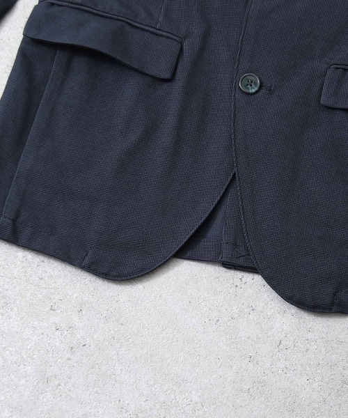 ZIP FIVE(ジップファイブ)の「【ZIP FIVE】2WAYストレッチイージーケアクイックドライ サーフニットテーラードジャケット(テーラードジャケット・メンズ・ブルー/ネイビー/グレー・MEDIUM/LARGE/SMALL/X-LARGE)」の9枚目の写真