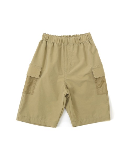 DILASH(ディラッシュ)の「撥水加工メッシュポケットハーフパンツ 5分丈(その他パンツ・キッズ・ベージュ/カーキ/オレンジ・150/130/100/140/110/80/120/90)」の2枚目の写真