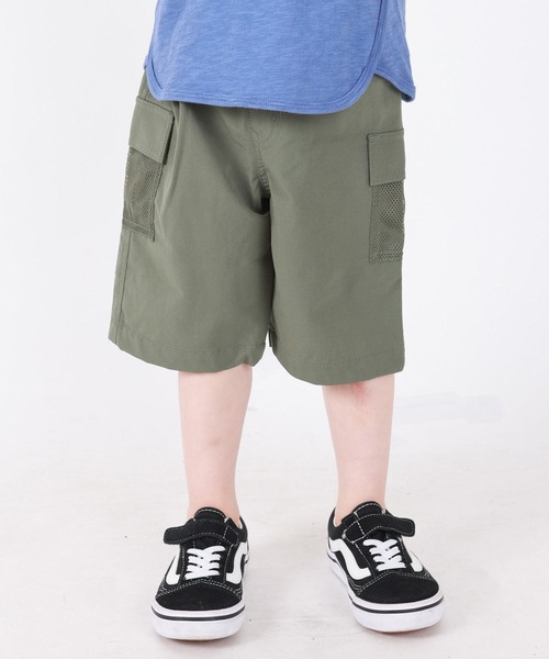 DILASH(ディラッシュ)の「撥水加工メッシュポケットハーフパンツ 5分丈(その他パンツ・キッズ・ベージュ/カーキ/オレンジ・150/130/100/140/110/80/120/90)」の1枚目の写真
