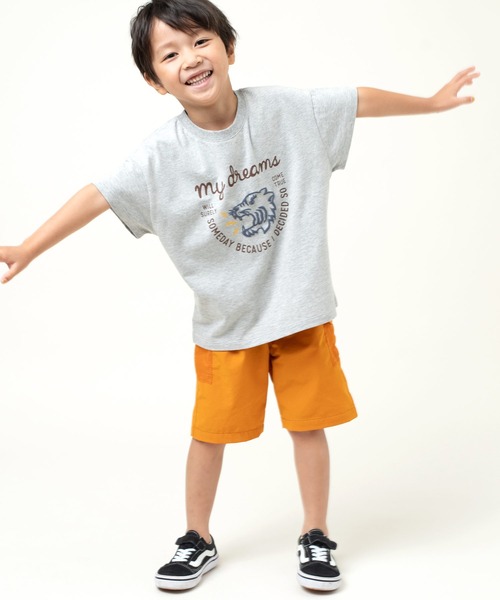 DILASH(ディラッシュ)の「撥水加工メッシュポケットハーフパンツ 5分丈(その他パンツ・キッズ・ベージュ/カーキ/オレンジ・150/130/100/140/110/80/120/90)」の10枚目の写真