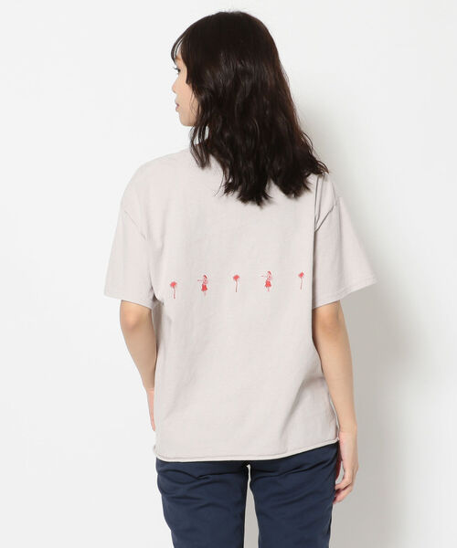 FUNG（ファング）の「FUNG/ファング　Basic Cut off tee hula＆palm　Tシャツ（Tシャツ/カットソー・レディース・グレー・LARGE）」の3枚目の写真