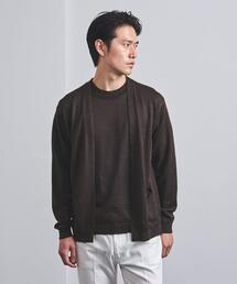UNITED ARROWS | ＜UNITED ARROWS＞ ラミー/ポリエステル ノーボタン カーディガン(カーディガン/ボレロ)