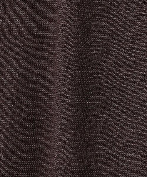 UNITED ARROWS（ユナイテッドアローズ）の「＜UNITED ARROWS＞ ラミー/ポリエステル ノーボタン カーディガン（カーディガン/ボレロ・メンズ・ダークブラウン/オリーブ/ダークグレー・SMALL/MEDIUM/LARGE/X-LARGE）」の19枚目の写真