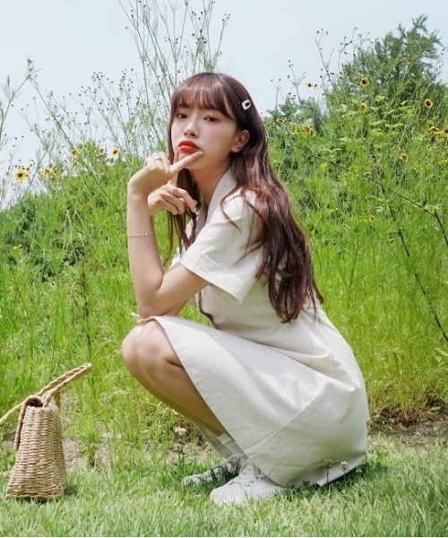 SONA（ソナ）の「SONYUNARA ベーシックミニワンピース（ワンピース・レディース・ダークグレー/ライトベージュ・FREE）」の9枚目の写真