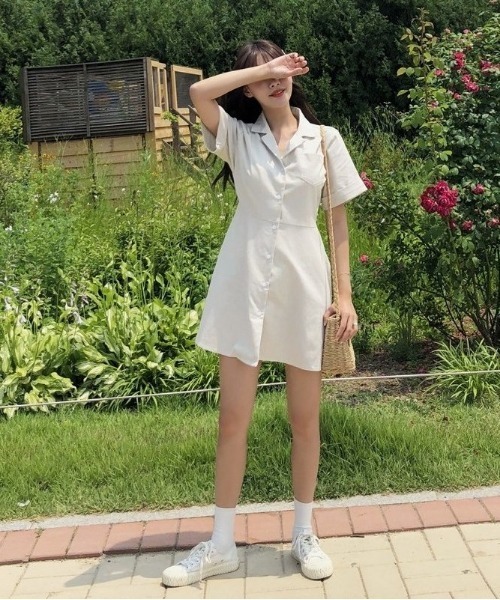 SONA（ソナ）の「SONYUNARA ベーシックミニワンピース（ワンピース・レディース・ダークグレー/ライトベージュ・FREE）」の18枚目の写真