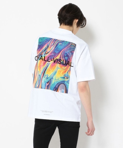 A4A(エーフォーエー)の「A4A エーフォーエー/MELT ショートスリーブTシャツ(Tシャツ/カットソー・メンズ・ホワイト/ブラック・FREE)」の1枚目の写真