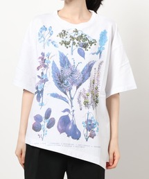 M1682 ベリーボタニカルプリントBIG-Tシャツ